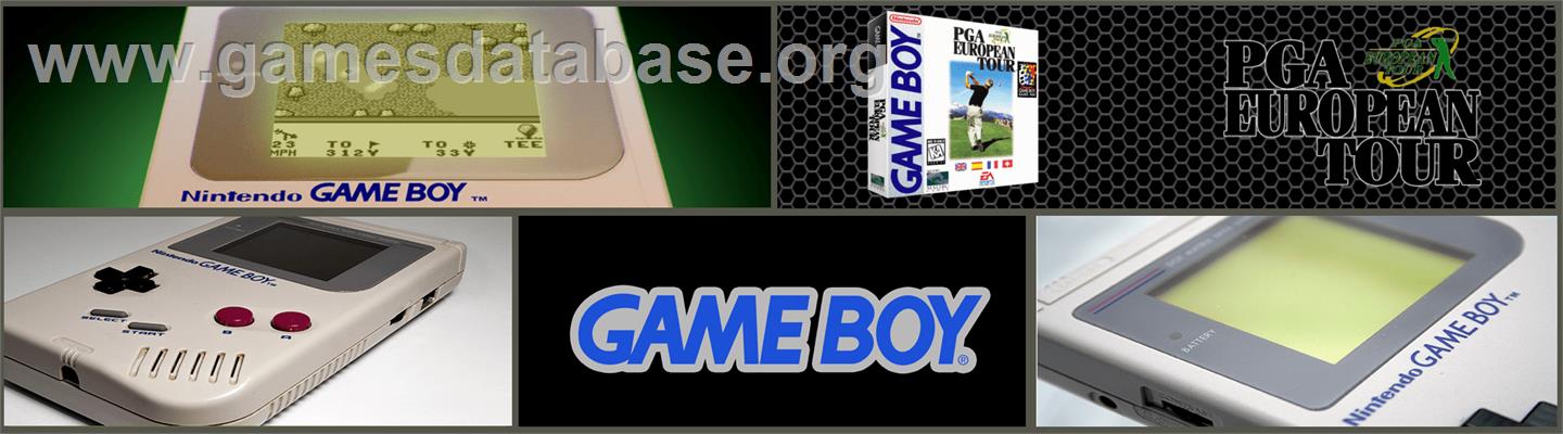 Pga European Tour - Nintendo Game Boy - Artwork - Marquee