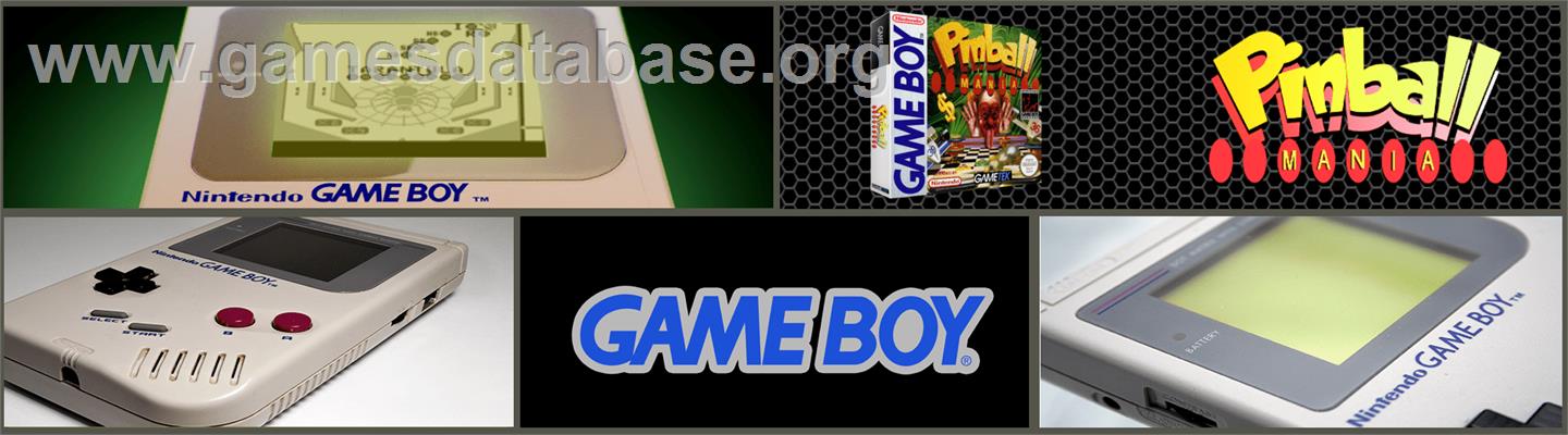 Pinball Mania - Nintendo Game Boy - Artwork - Marquee