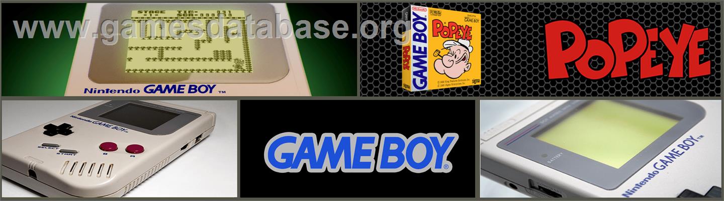 Popeye - Nintendo Game Boy - Artwork - Marquee