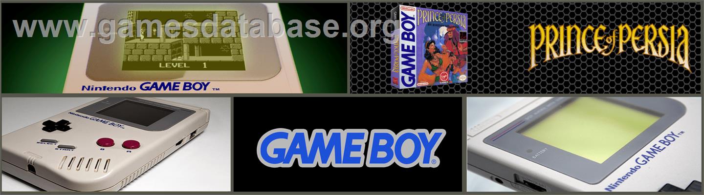 Prince Of Persia - Nintendo Game Boy - Artwork - Marquee