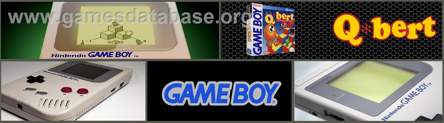 Q-bert - Nintendo Game Boy - Artwork - Marquee