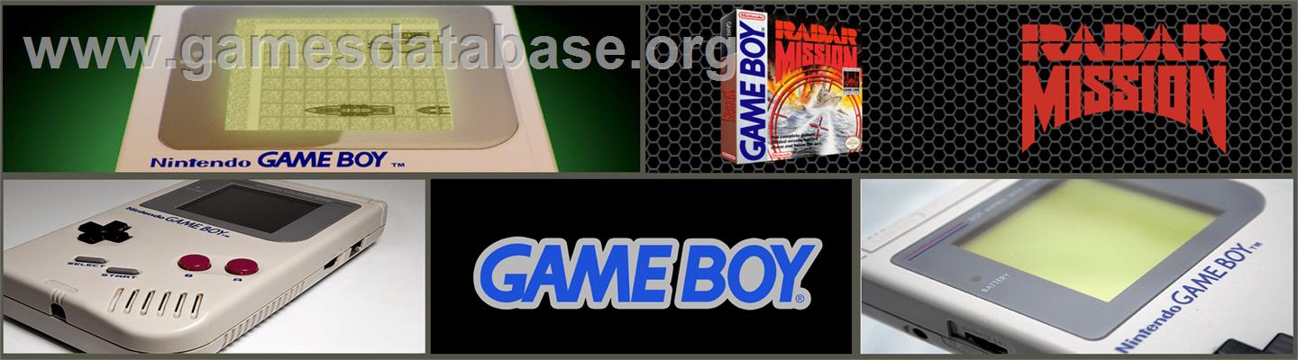 Radar Mission - Nintendo Game Boy - Artwork - Marquee