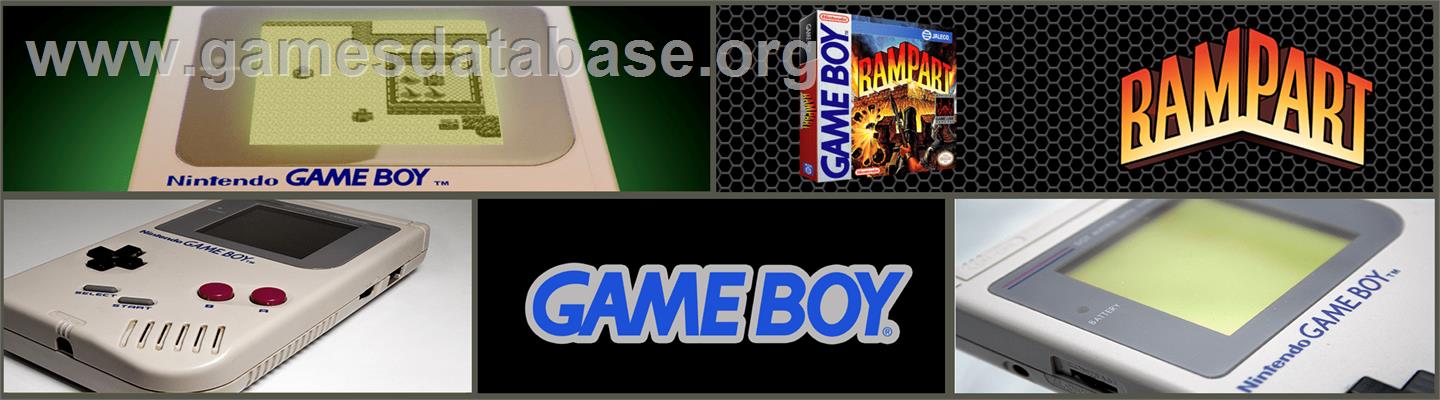 Rampart - Nintendo Game Boy - Artwork - Marquee