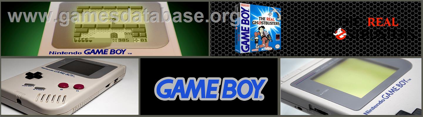 Real Ghostbusters, The - Nintendo Game Boy - Artwork - Marquee