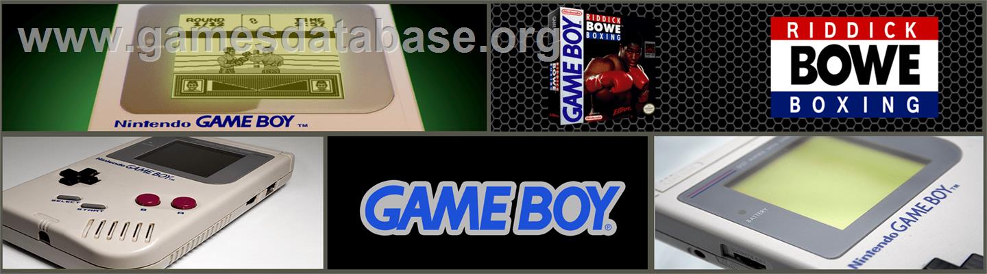 Riddick Bowe Boxing - Nintendo Game Boy - Artwork - Marquee