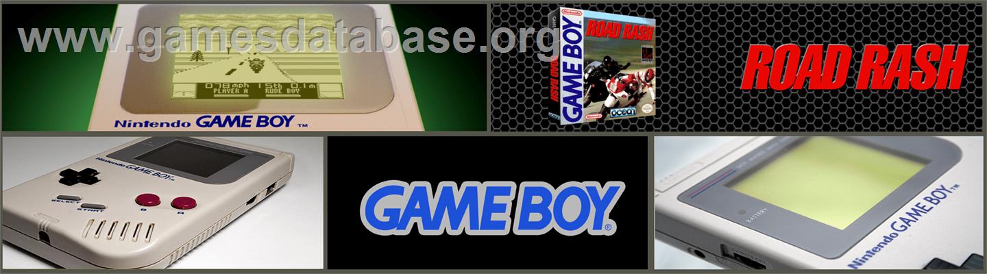 Road Rash - Nintendo Game Boy - Artwork - Marquee