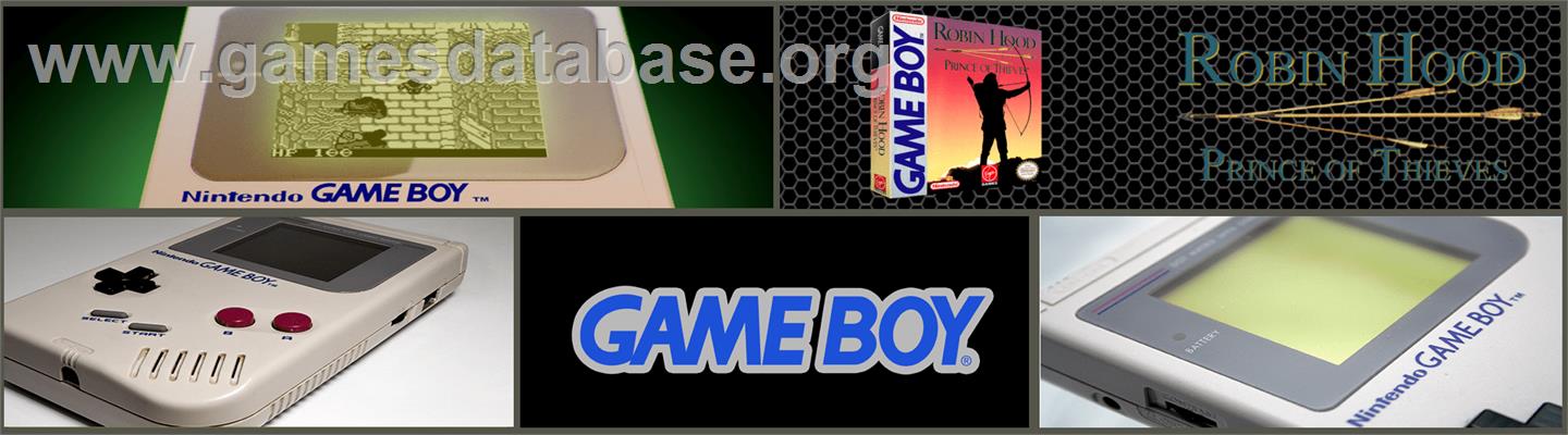 Robin Hood: Prince of Thieves - Nintendo Game Boy - Artwork - Marquee