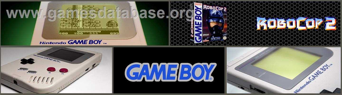 Robocop 2 - Nintendo Game Boy - Artwork - Marquee