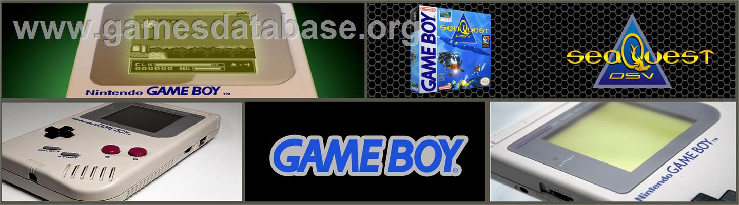 SeaQuest DSV - Nintendo Game Boy - Artwork - Marquee