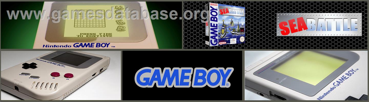 Sea Battle - Nintendo Game Boy - Artwork - Marquee