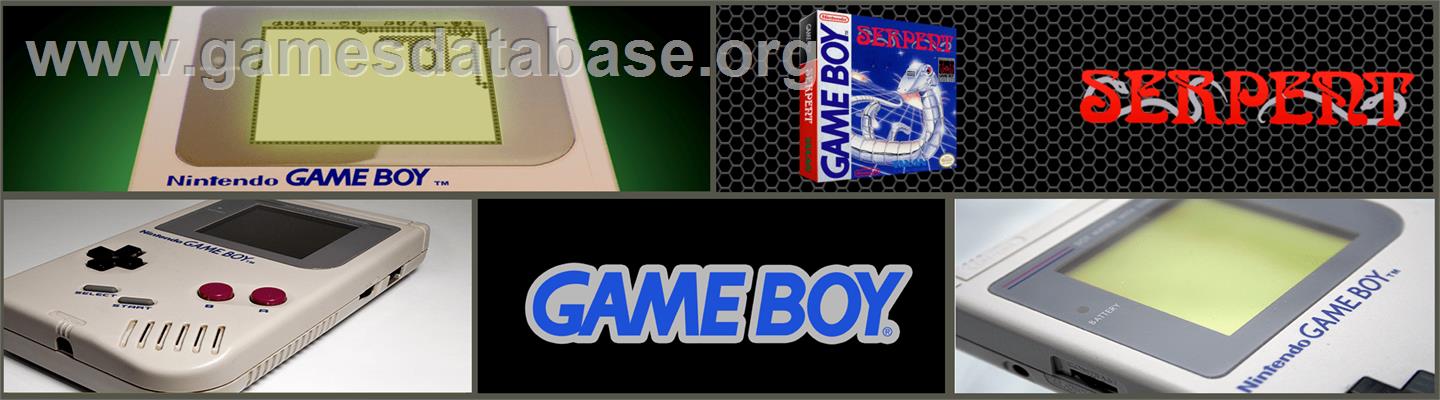 Serpent - Nintendo Game Boy - Artwork - Marquee
