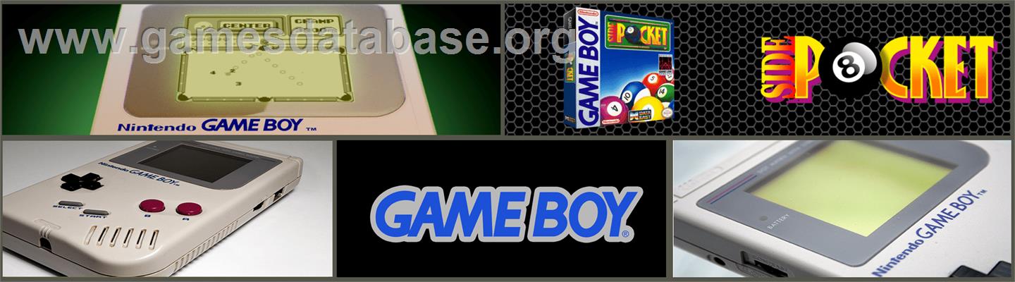 Side Pocket - Nintendo Game Boy - Artwork - Marquee