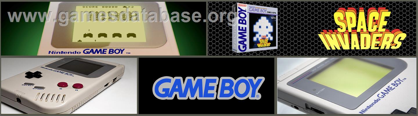 Space Invaders - Nintendo Game Boy - Artwork - Marquee
