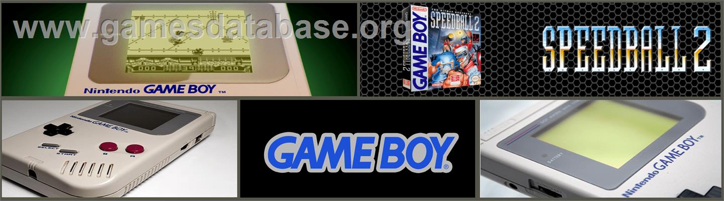Speedball 2 - Brutal Deluxe - Nintendo Game Boy - Artwork - Marquee