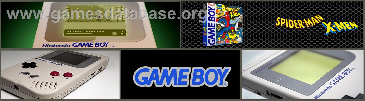 Spider-man-x-men - Nintendo Game Boy - Artwork - Marquee