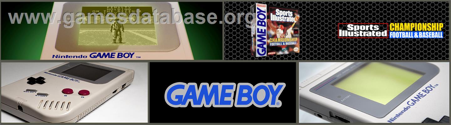 Sports Illustrated - Football And Baseball - Nintendo Game Boy - Artwork - Marquee