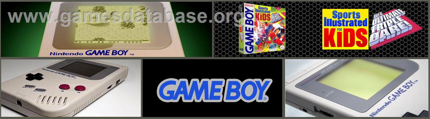 Sports Illustrated For Kids - The Ultimate Triple Dare! - Nintendo Game Boy - Artwork - Marquee