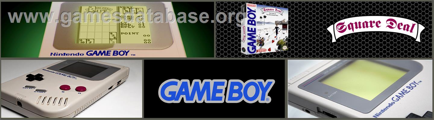 Square Deal - Nintendo Game Boy - Artwork - Marquee