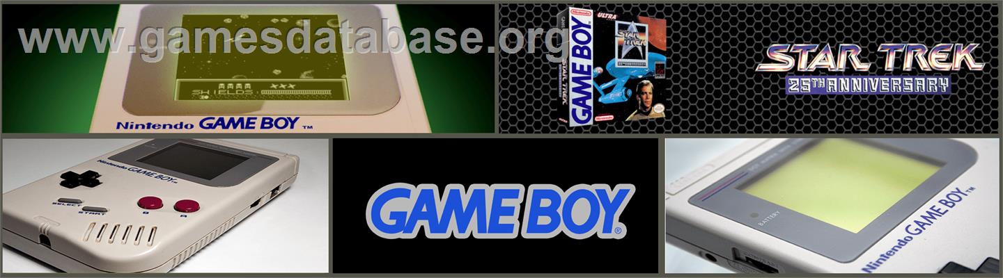 Star Trek - 25th Anniversary - Nintendo Game Boy - Artwork - Marquee