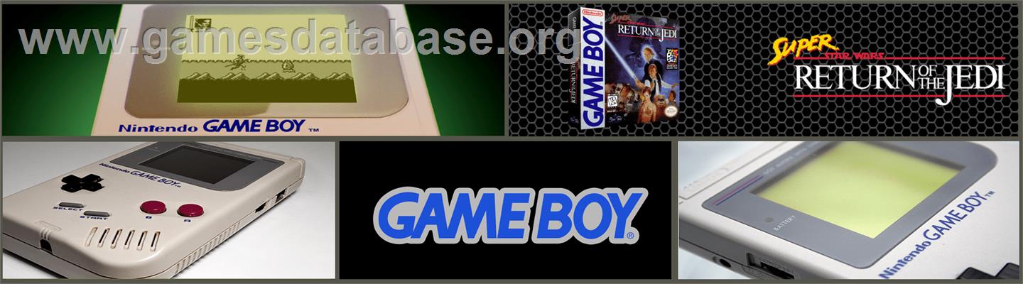 Super Star Wars: Return of the Jedi - Nintendo Game Boy - Artwork - Marquee