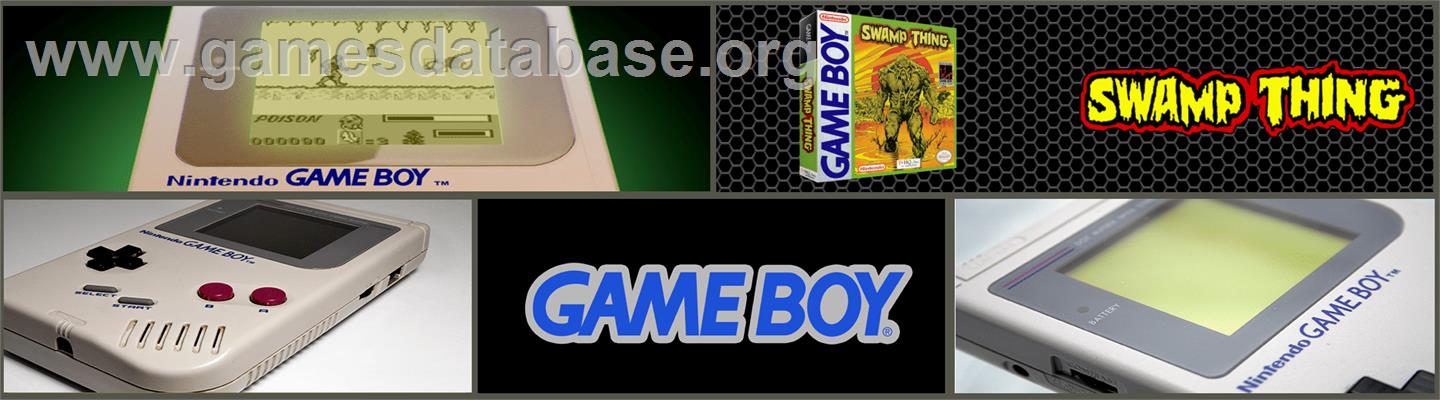 Swamp Thing - Nintendo Game Boy - Artwork - Marquee