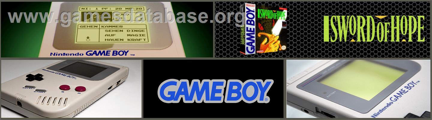 Sword Of Hope, The - Nintendo Game Boy - Artwork - Marquee