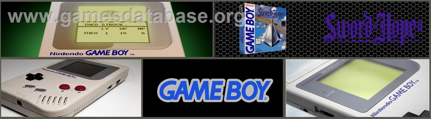 Sword of Hope 2 - Nintendo Game Boy - Artwork - Marquee
