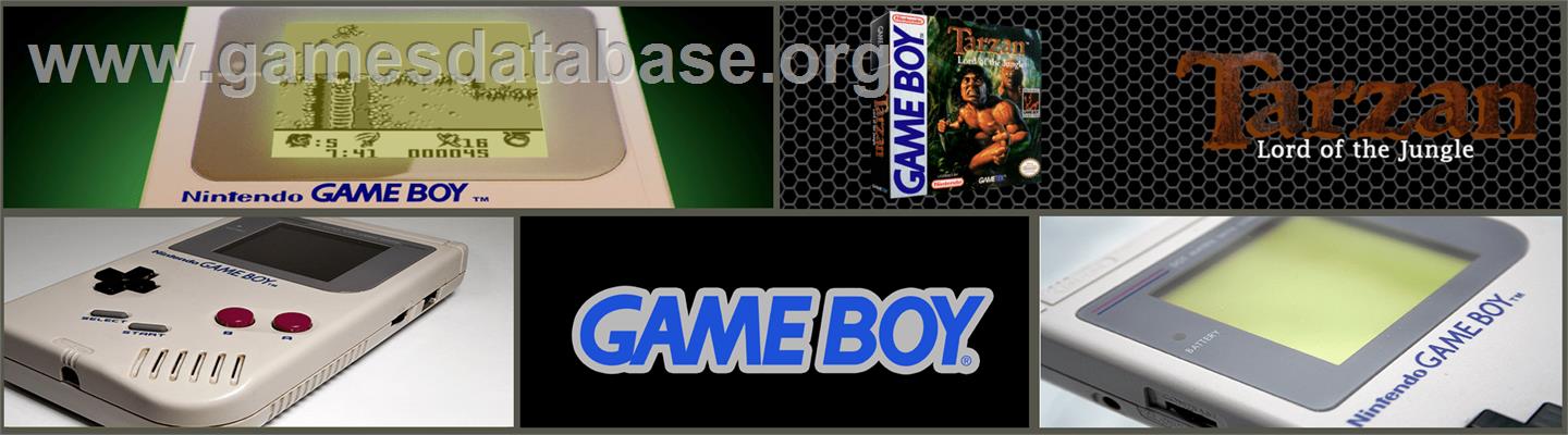 Tarzan - Lord of the Jungle - Nintendo Game Boy - Artwork - Marquee