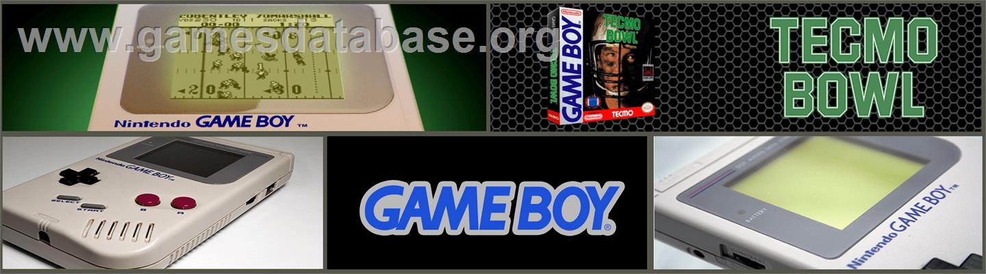 Tecmo Bowl - Nintendo Game Boy - Artwork - Marquee