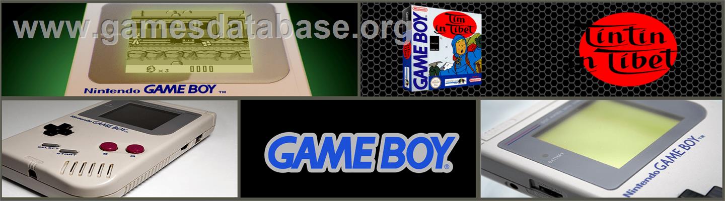 Tintin in Tibet - Nintendo Game Boy - Artwork - Marquee