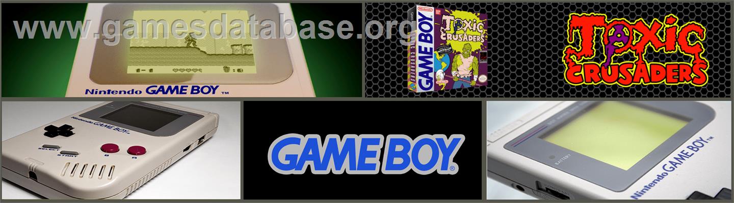 Toxic Crusaders - Nintendo Game Boy - Artwork - Marquee