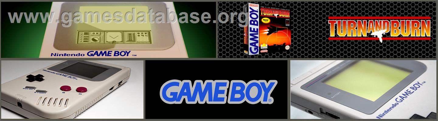Turn & Burn - Nintendo Game Boy - Artwork - Marquee