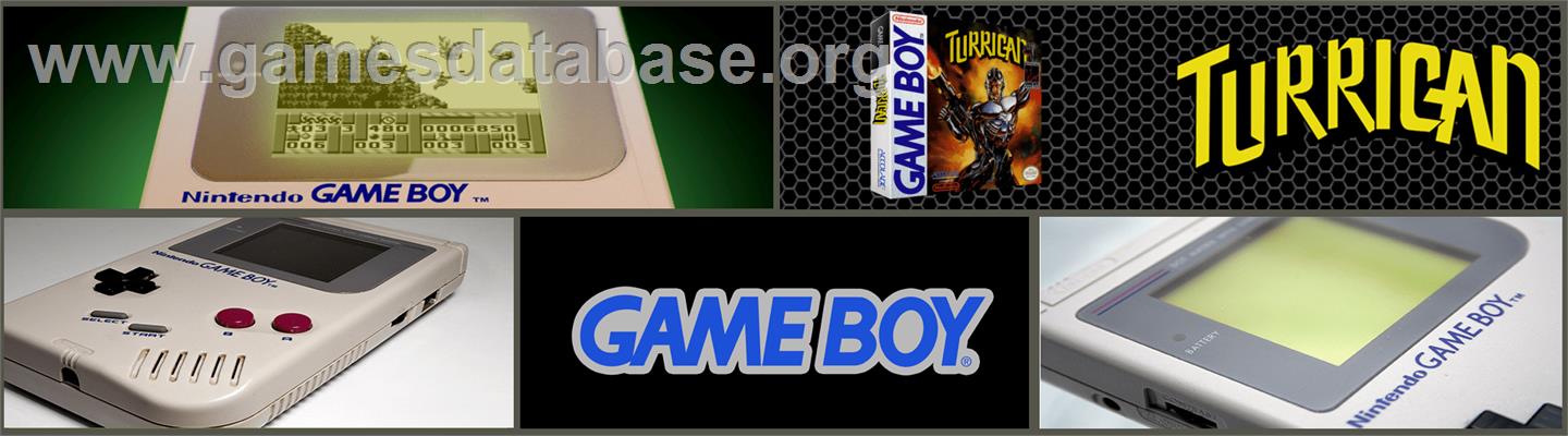 Turrican - Nintendo Game Boy - Artwork - Marquee