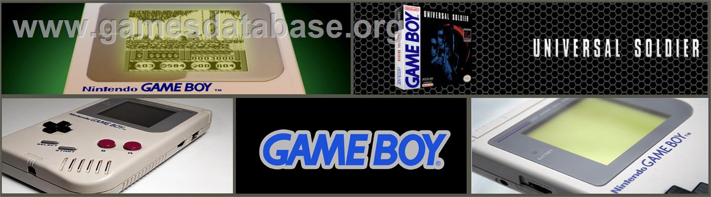 Universal Soldier - Nintendo Game Boy - Artwork - Marquee