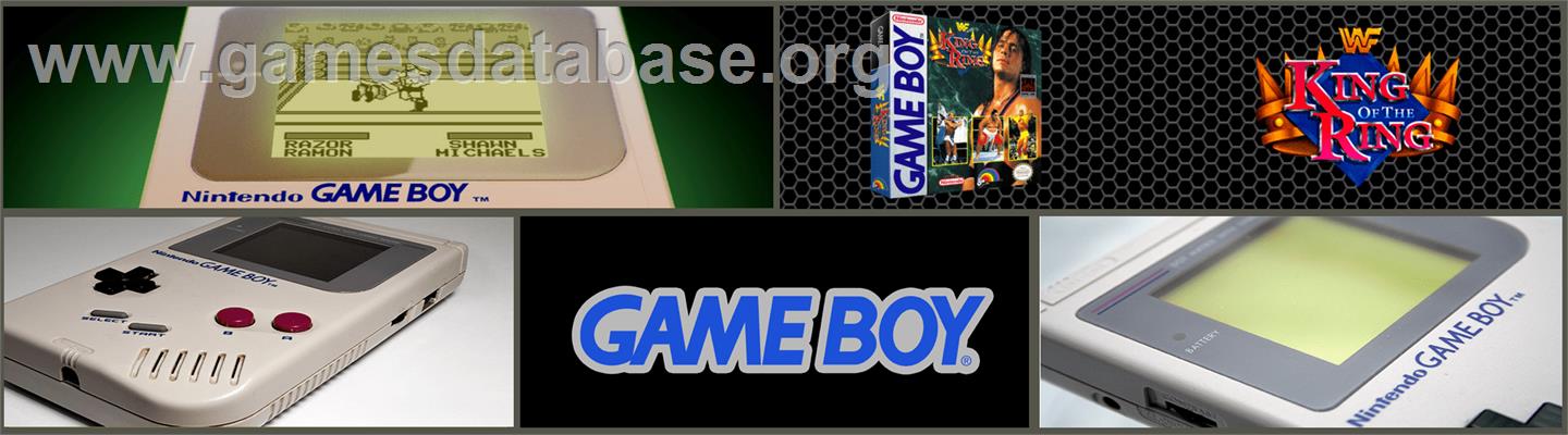 WWF King of the Ring - Nintendo Game Boy - Artwork - Marquee