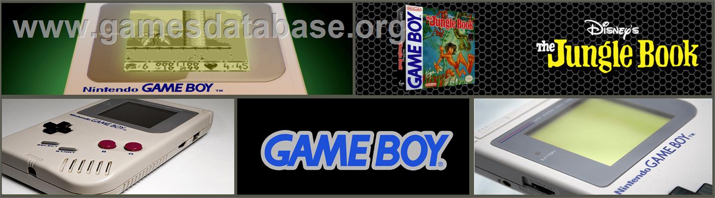 Walt Disney's The Jungle Book - Nintendo Game Boy - Artwork - Marquee
