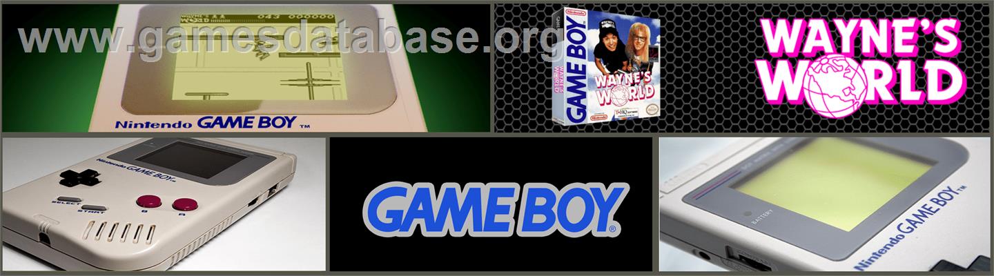 Wayne's World - Nintendo Game Boy - Artwork - Marquee
