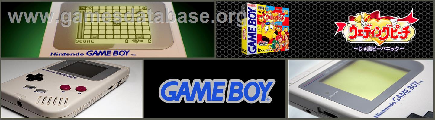 Wedding Peach - Jamapii Panic - Nintendo Game Boy - Artwork - Marquee