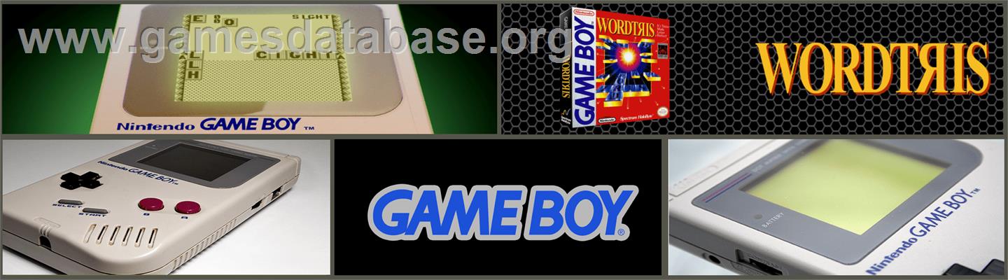 Wordtris - Nintendo Game Boy - Artwork - Marquee