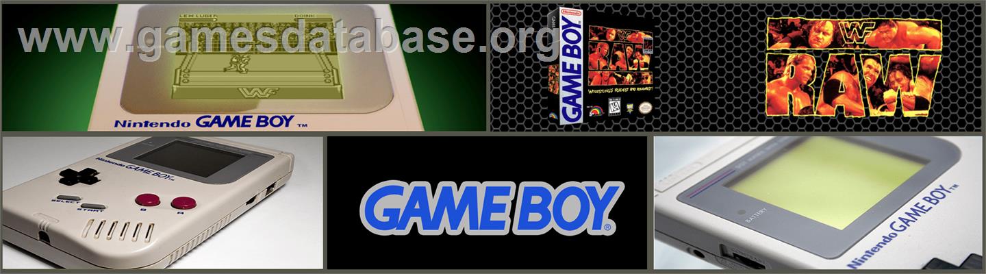 Wwf Raw - Nintendo Game Boy - Artwork - Marquee