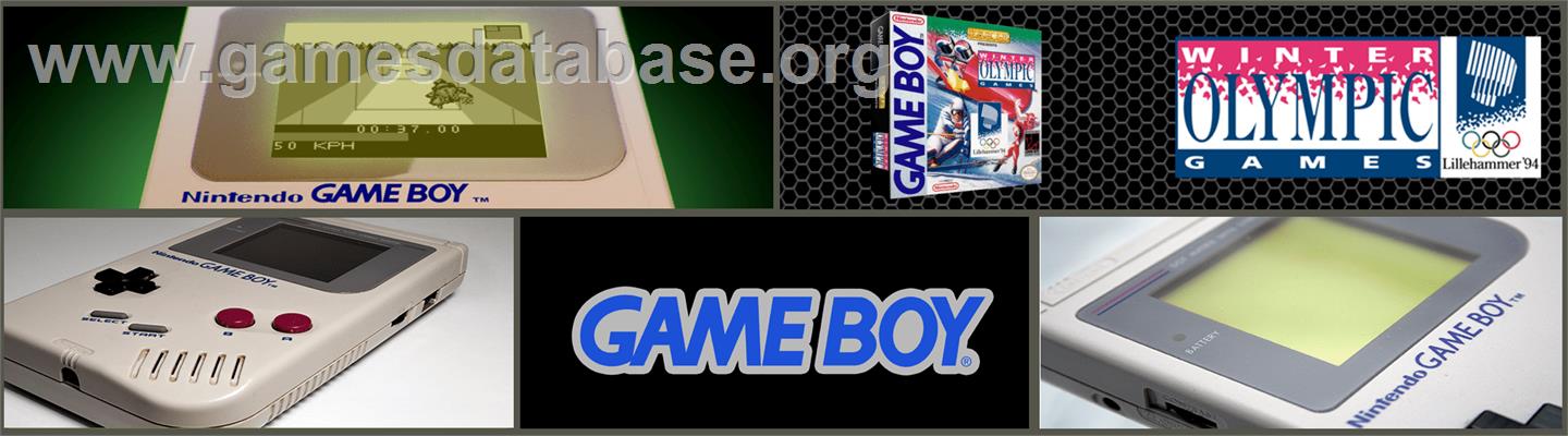 Xvii Olympic Winter Games, The - Lillehammer 1994 - Nintendo Game Boy - Artwork - Marquee