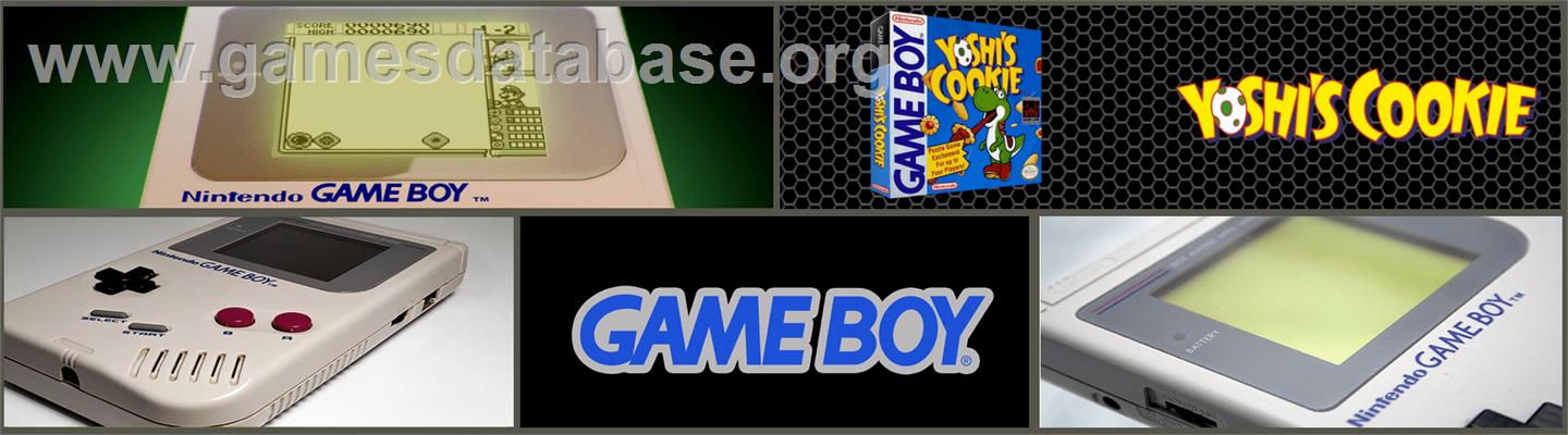 Yoshi's Cookie - Nintendo Game Boy - Artwork - Marquee