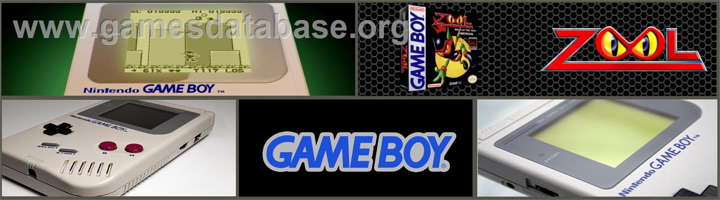 Zool - Nintendo Game Boy - Artwork - Marquee