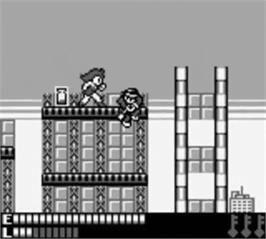 In game image of Avenging Spirit on the Nintendo Game Boy.