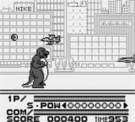 In game image of Beast Fighter on the Nintendo Game Boy.