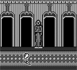 In game image of Casper on the Nintendo Game Boy.