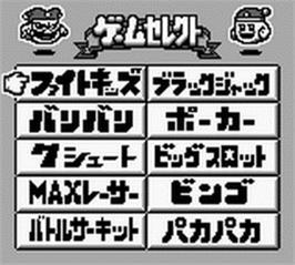 In game image of Collection Pocket on the Nintendo Game Boy.