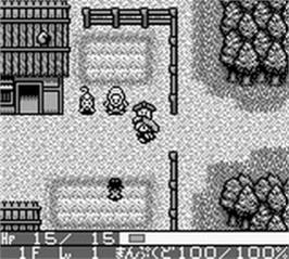 In game image of Fushigi No Dungeon - Fuurai No Shiren Gb - Tsukikage Mura No Kaibutsu on the Nintendo Game Boy.