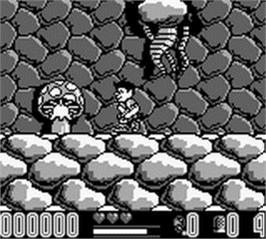In game image of Hook on the Nintendo Game Boy.