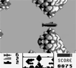 In game image of Hunt for Red October, The on the Nintendo Game Boy.